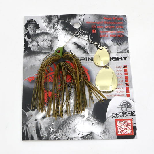 Spinwright 1/4oz Double Colorado Spinnerbaits