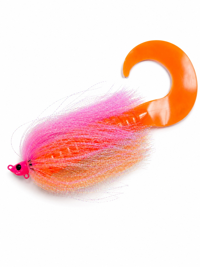 Load image into Gallery viewer, Spinwright Fluffball X 12" Curly Tail (1/2oz)
