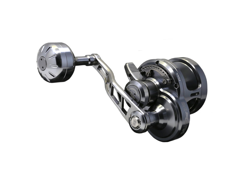 Load image into Gallery viewer, Ocean's Legacy Elementus 20 Series Right Hand Reel - High Gear - Gun Metal
