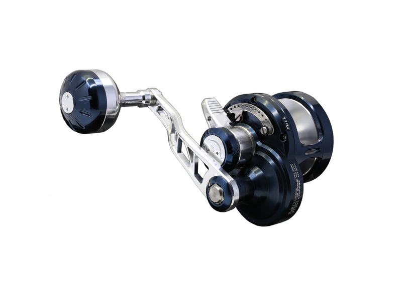 Load image into Gallery viewer, Ocean's Legacy Elementus 20 Series Right Hand Reel - High Gear - Navy Blue
