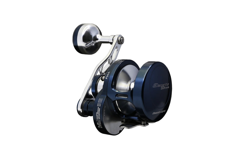 Load image into Gallery viewer, Ocean's Legacy Elementus 20 Series Right Hand Reel - High Gear - Navy Blue
