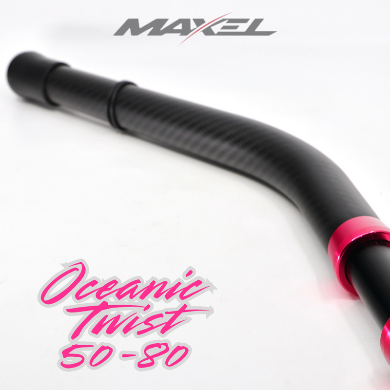 Load image into Gallery viewer, Maxel Oceanic Series Trolling Rod 50-80lbs (Twist Model - Bent Butt)
