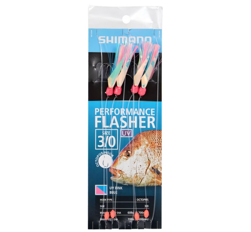 Load image into Gallery viewer, Shimano Performance Flasher Rig - Octopus Hook - Twin Pack
