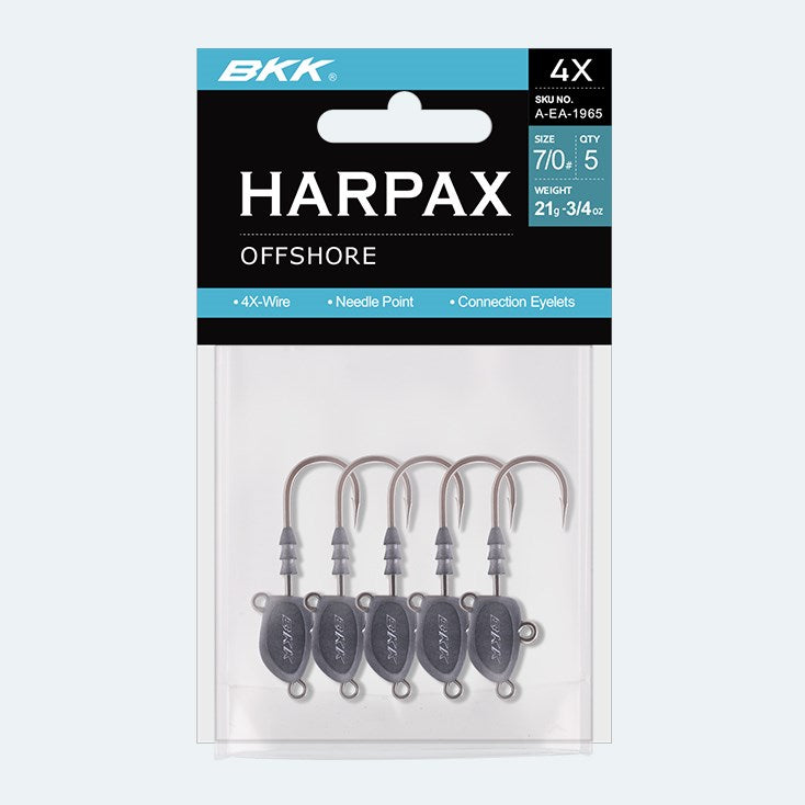 Load image into Gallery viewer, BKK Harpax Offshore Jighead
