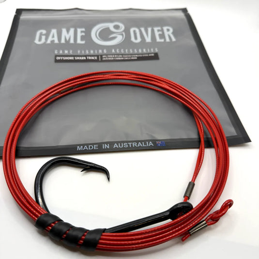 GameOver Heavy Duty Offshore Shark Trace- Nylon Coated 700lb