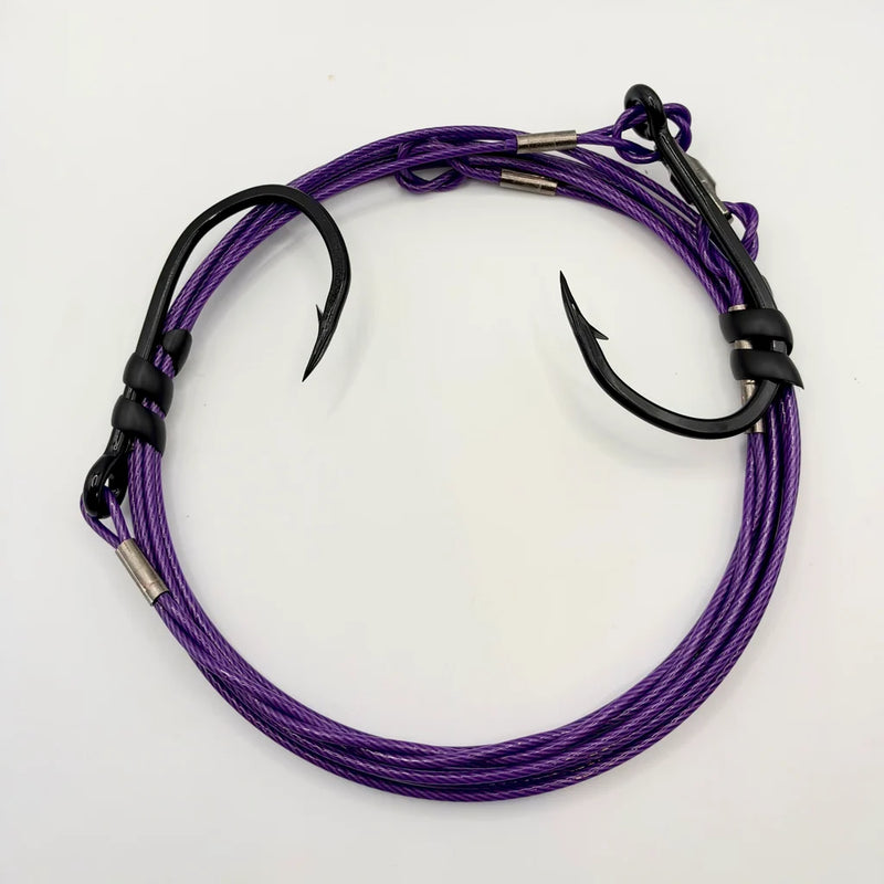 Load image into Gallery viewer, GameOver - Double Devil Offshore Shark Trace, 1000lb Nylon-Coated 5m
