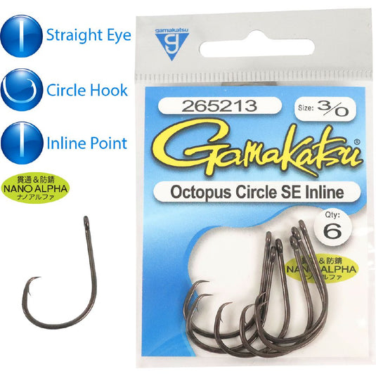 Gamakatsu Inline Octopus Circle SE Nano Alpha