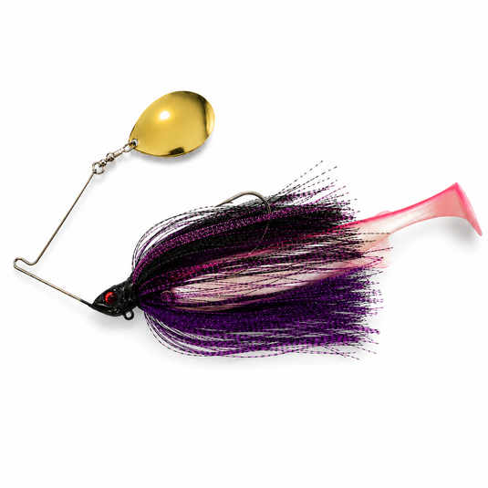 Spinwright Beast Spinnerbait Fluffball x Raijin Shad 220 (1oz)