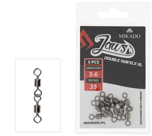 Mikado Jaws Double Swivels XL 35Kg