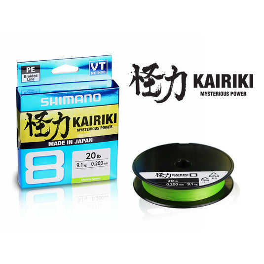 Shimano Kairiki 8 PE Braid (Mantis Green)