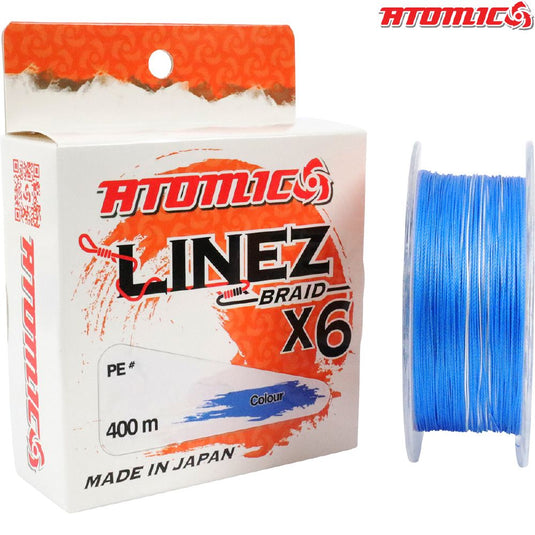 Atomic Linez Braid 6X Blue 400m