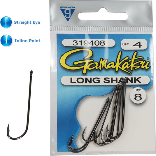 Gamakatsu Long Shank Black