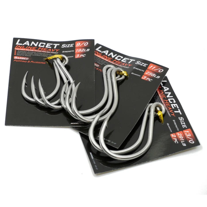 Load image into Gallery viewer, Ocean's Legacy Lancet - Inline Single Hook Heavy - Barbed
