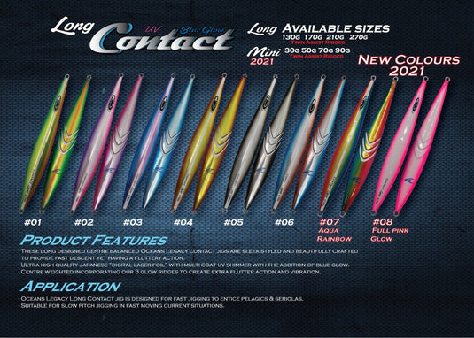 Ocean's Legacy - Long Contact Jigs 270g