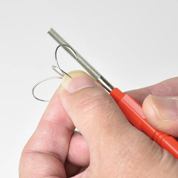 Load image into Gallery viewer, Belmont Curved Diamond Hook Sharpener
