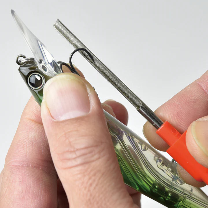 Load image into Gallery viewer, Belmont Curved Diamond Hook Sharpener
