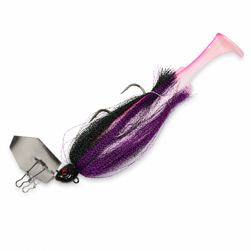 Load image into Gallery viewer, Spinwright Beast Grunta Fluffball x Raijin Shad 220 (1oz)
