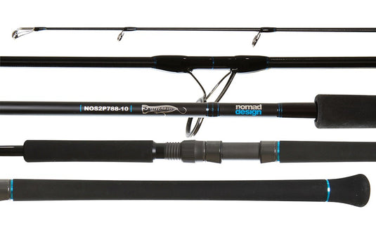 Nomad Offshore Spin Rod 7ft 8in 2pc PE 8-10 80lb-100lb
