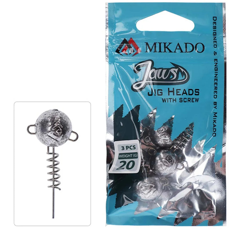 Load image into Gallery viewer, Mikado Jaws Jig Head With Screw
