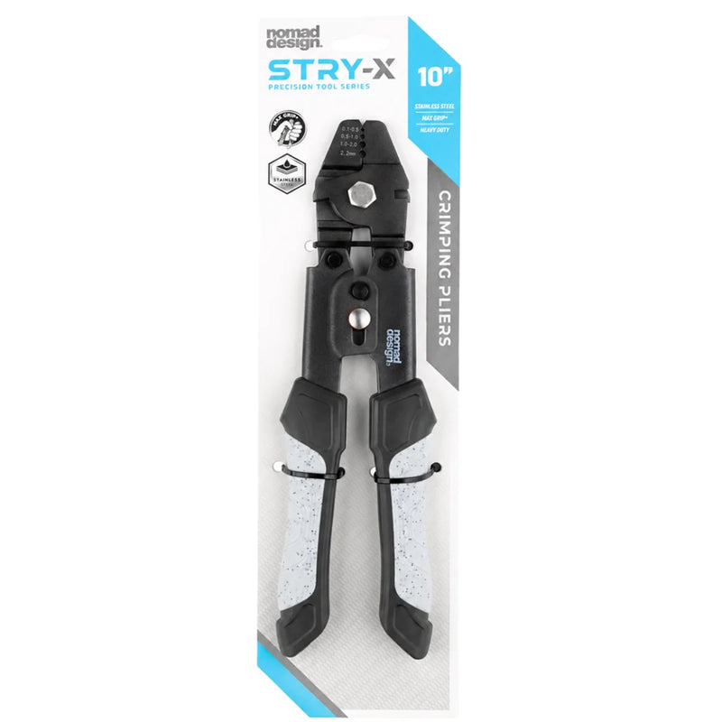 Load image into Gallery viewer, Nomad STRY-X 10" Big Game Crimping Pliers Stainless
