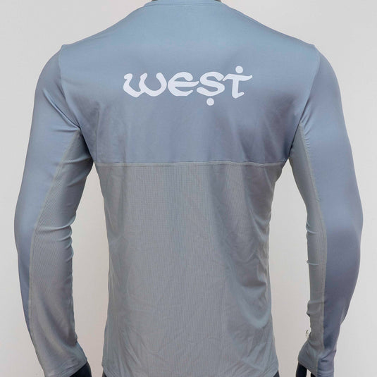 West Coast Poppers Fishing Jersey - Storm Grey