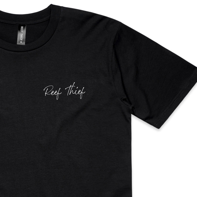Load image into Gallery viewer, Reef Thief Script Tee - Black
