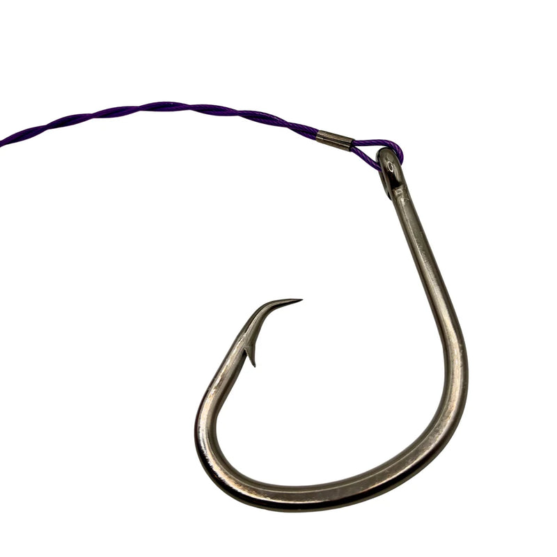 Load image into Gallery viewer, GameOver 1000lb Land Based Shark Trace - Nylon Coated - 5m - Circle Hook
