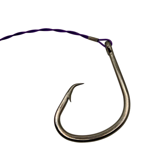 GameOver 1000lb Land Based Shark Trace - Nylon Coated - 5m - Circle Hook