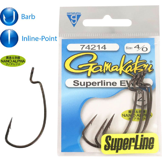 Gamakatsu Worm Superline EWG (Heavy Wire) Nano Alpha
