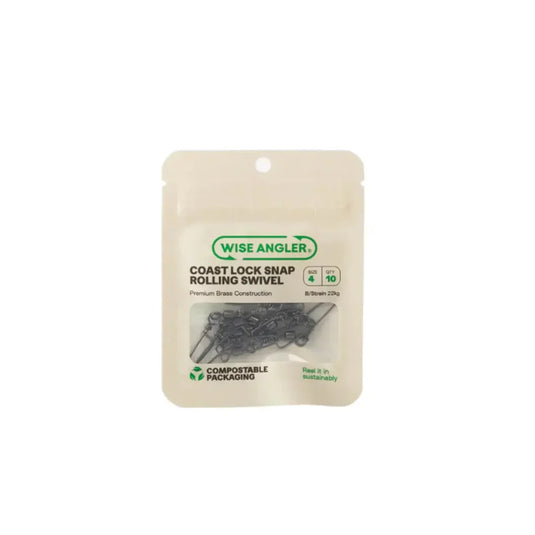 Wise Angler Coast Lock Snap Rolling Swivel