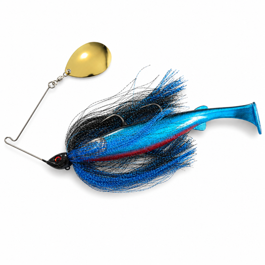 Spinwright Beast Spinnerbait Fluffball x Raijin Shad 220 (1oz)