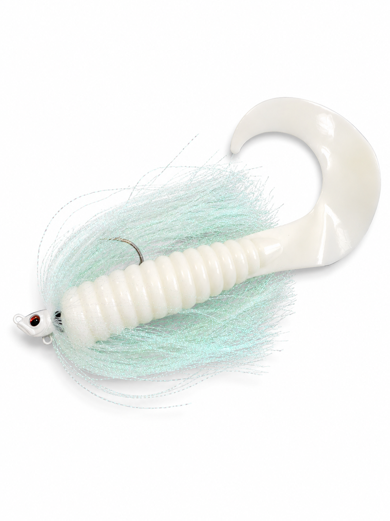Load image into Gallery viewer, Spinwright Fluffball X 12" Curly Tail (1/2oz)
