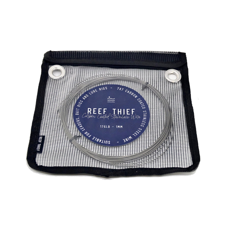 Load image into Gallery viewer, Reef Thief Carbon Coated Stainless Wire - 5 Metre (7x7 Strand)
