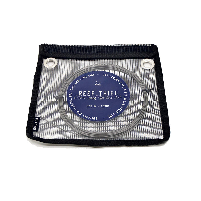 Load image into Gallery viewer, Reef Thief Carbon Coated Stainless Wire - 5 Metre (7x7 Strand)
