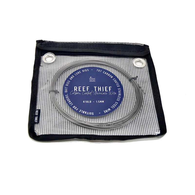 Load image into Gallery viewer, Reef Thief Carbon Coated Stainless Wire - 5 Metre (7x7 Strand)
