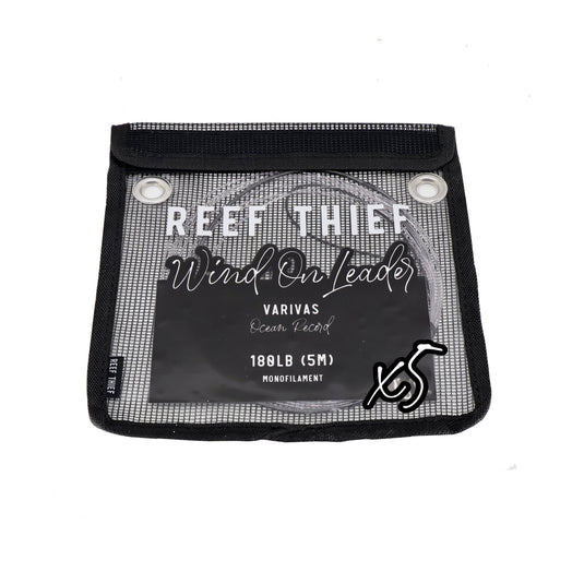 Reef Thief Wind On Leader (Mono) 5 PACK