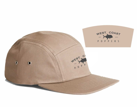 West Coast Poppers Hat (Kahki)