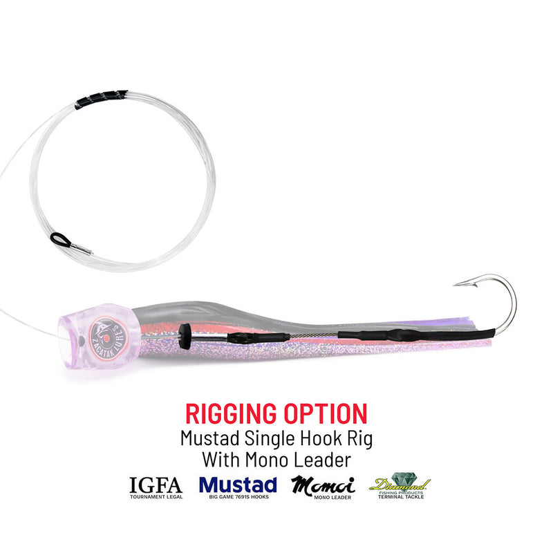 Load image into Gallery viewer, Zacatak Lures Smoka Trolling Skirt - Extra Small - RIGGED

