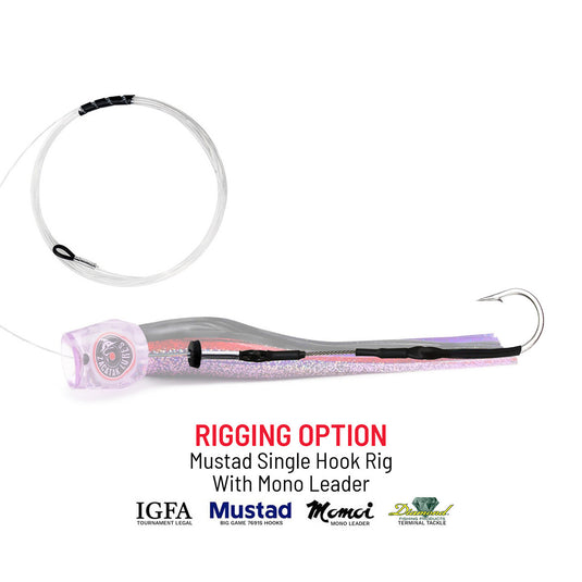 Zacatak Lures Smoka Trolling Skirt - Extra Small - RIGGED