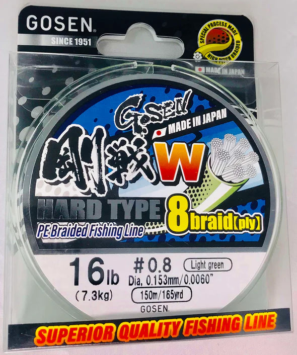Cast Braid Gosen Hard Type Casting Braid 150m – Taco Tackle